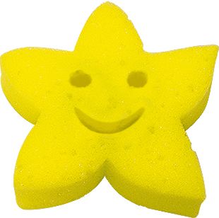 Esponja de Banho Infantil Estrela