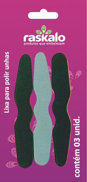 Lixa para Polir unhas Wave EVA 