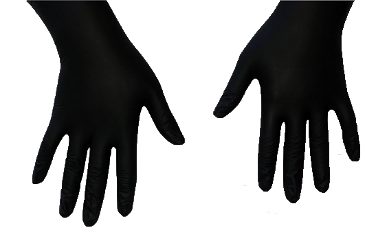 Luva Descart�vel Black Nitr�lica Tam P - 5 pares