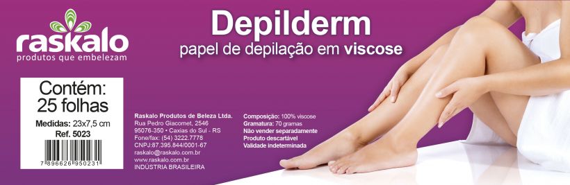 Papel para Depilao Viscose com 25 Folhas