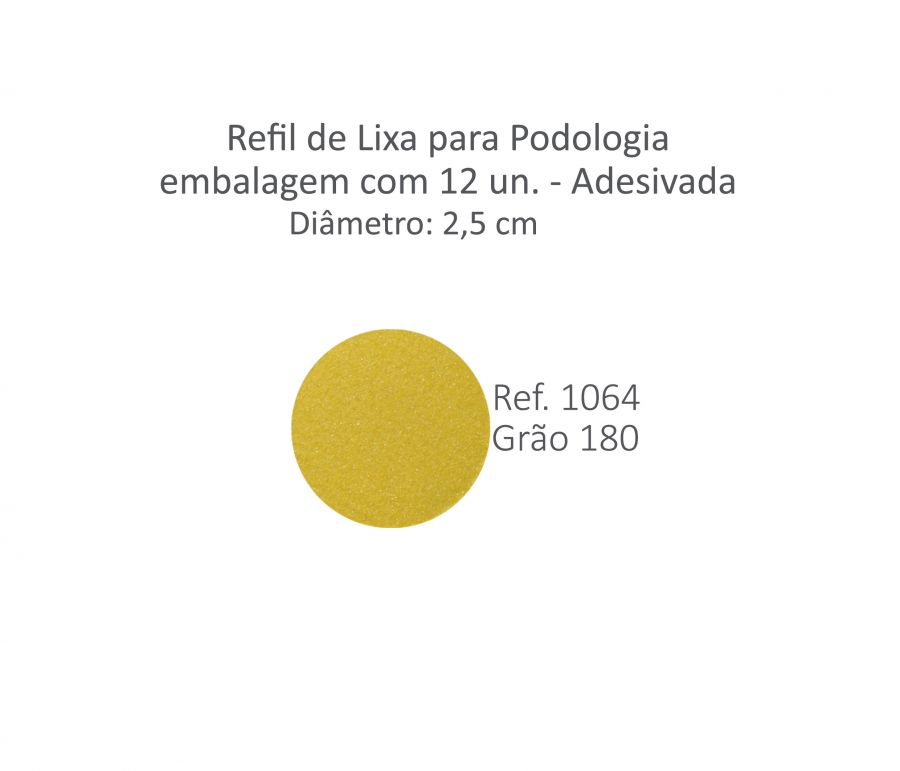 Refil de Lixa Canrio Lminar para Podologia Gro 180