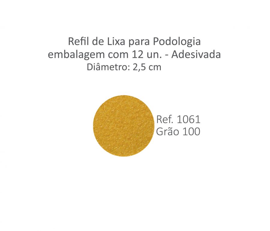 Refil de Lixa Canrio Lminar para Podologia Gro 100